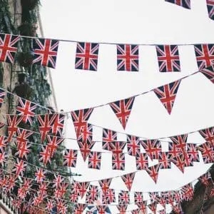 Coronation flags. Image credit_Chris Jackson