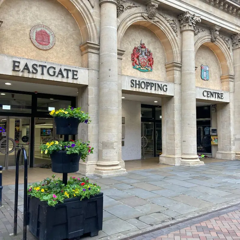 The Eastgate Shopping Centre and Indoor Market