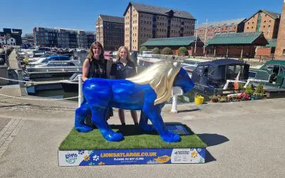 Roarsome Lions at Large sculpture trail arrives in Cheltenham and Gloucester