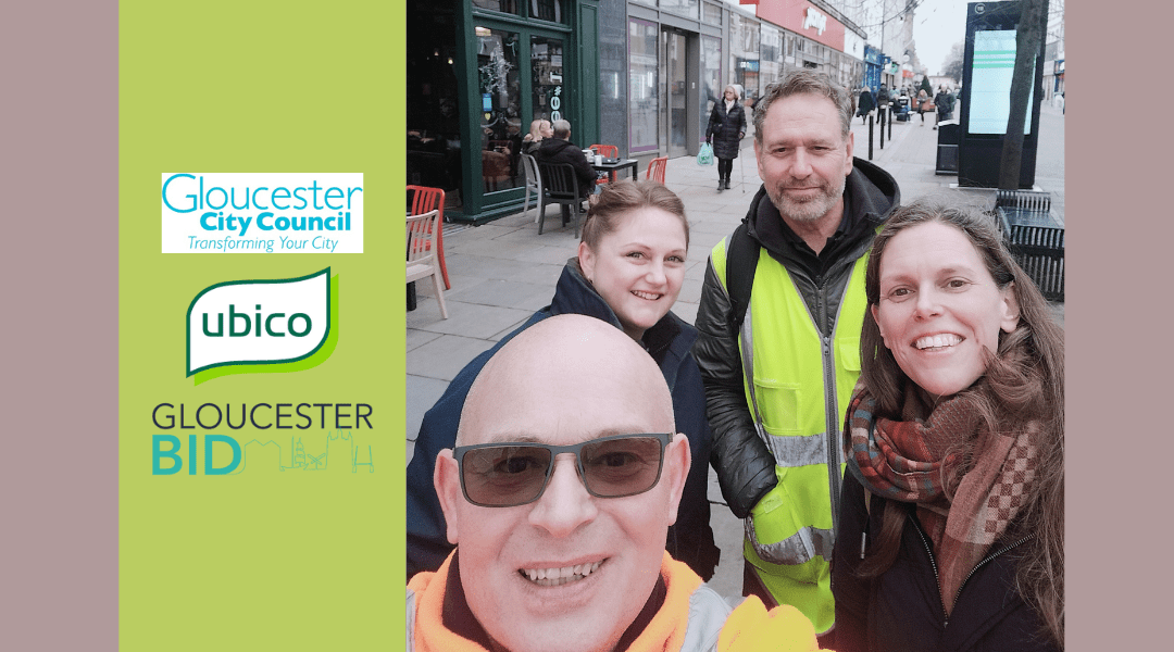 Gloucester BID Continues Partnership with City Centre Council Team to Enhance Cleanliness