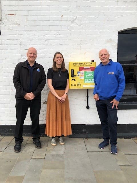 Rotary@Kingsholm proud of a Successful Public Access Defib Campaign For the City of Gloucester