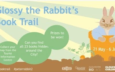 Glossy the Rabbit’s Book Trail: 21 May – 6 June