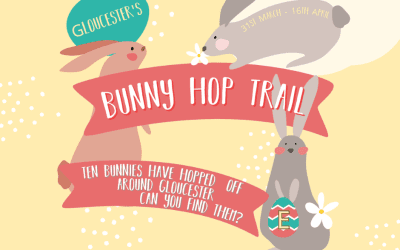 Hop along to Gloucester’s Bunny Hop Trail!