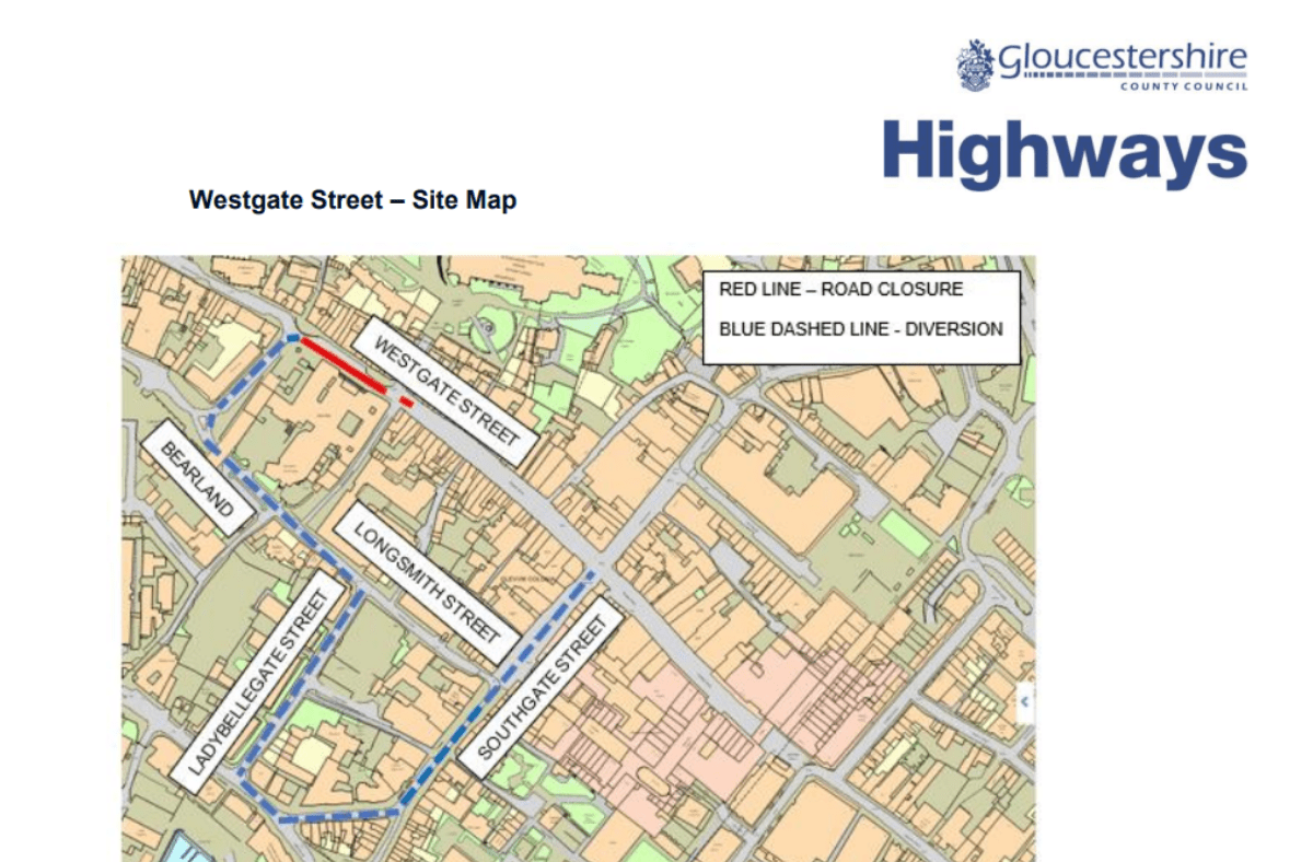 Westgate Street Junction Works Update March 2024 Gloucester BID