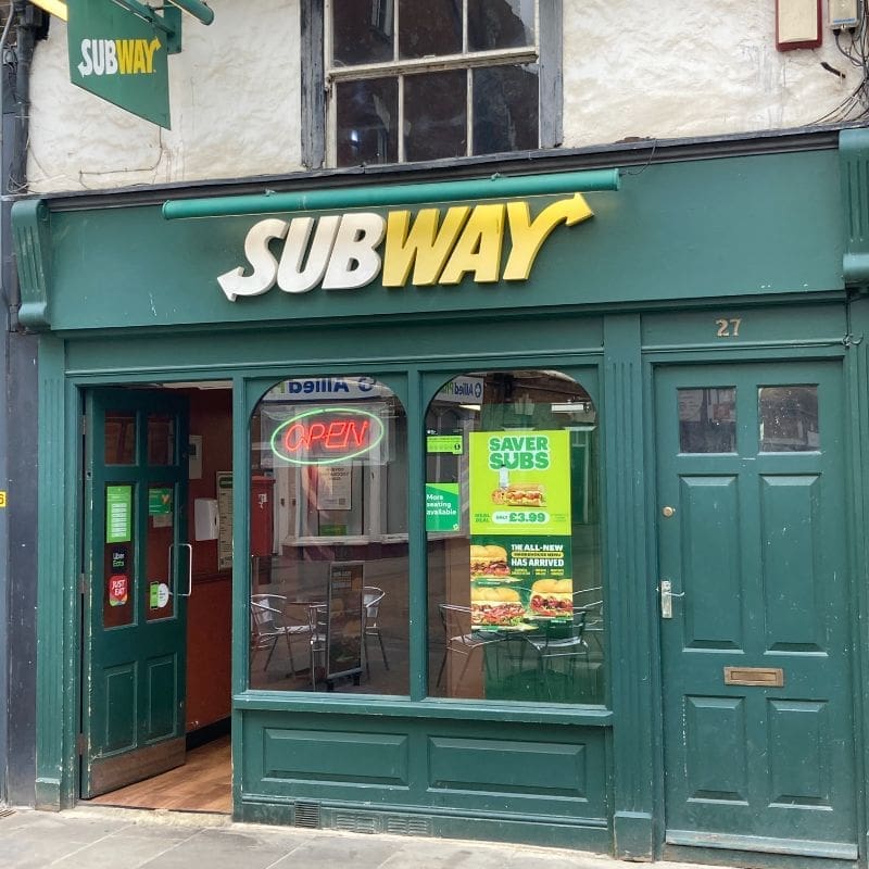 Subway - Southgate Street branch